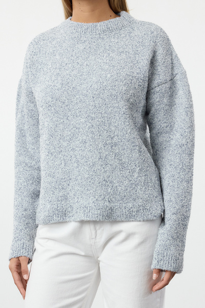 Trendyol Collection Crew Neck Ecru Knitwear Sweater - Gradient Twoaw25Kz00251