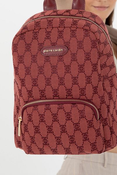Pierre Cardin Claret Red Women's Backpack 05Po24K1673