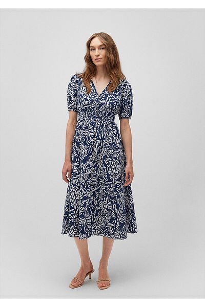 Mavi Φόρεμα με εμπριμέ με λαιμόκοψη Navy Blue - 1310383 -88208