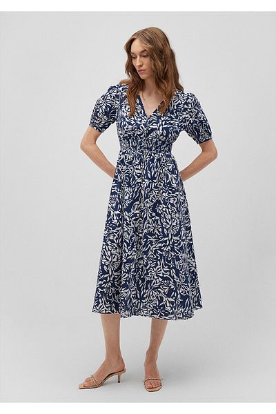 Mavi Φόρεμα με εμπριμέ με λαιμόκοψη Navy Blue - 1310383 -88208