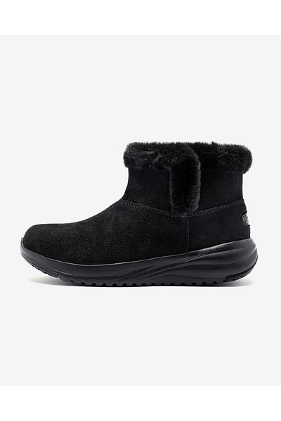 SKECHERS Stellar On-The-Go - Cozy Step dámské černé sněhule 144775 Bbk