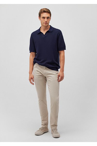 Mavi Jake Schwarz-Beige Gabardine Hose - 0042288058