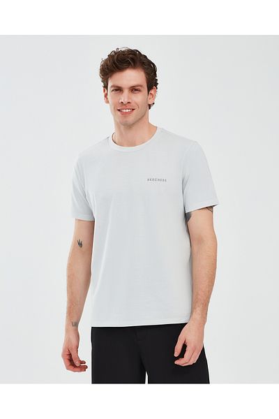 SKECHERS Ανδρικό Γκρι Tshirt - Organic Coll. M Κοντό μανίκι S241166-035