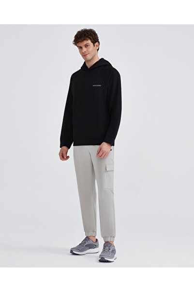 SKECHERS M Scuba Coll. Hoodie Sweatshirt Erkek Siyah Sweatshirt S231466-001