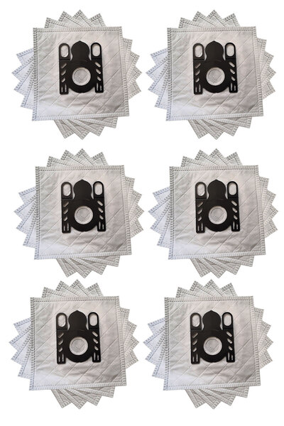 Marketto 6xKangru Rag KD030 Beko BKS 9534 مكنسة كهربائية كيس غبار 30 قطعة قماش