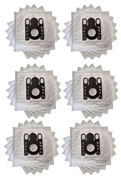 Marketto 6xKangru Cloth KD015 Arçelik S 6820 كيس غبار للمكنسة الكهربائية 30 ق...