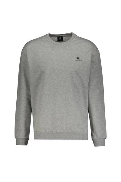 lumberjack M-sn75 Hanorac pentru bărbați, cu decolteu în C, gri Melange