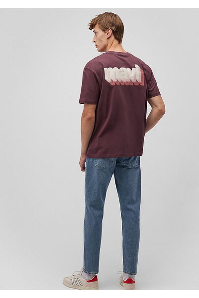 Mavi Claret Red T-shirt - Εκτύπωση λογότυπου, χαλαρή εφαρμογή 0612358 -70260