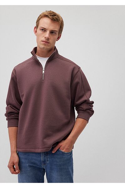 Mavi Φούτερ Stand Collar Purple 0s10016-70260