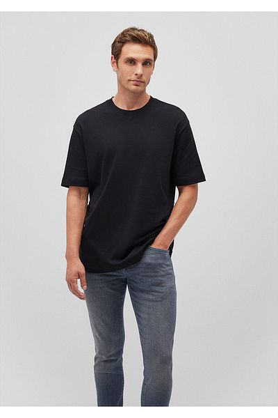 Mavi Μαύρο Basic T-Shirt Loose Fit / Loose Relaxed Fit 0612268 -900