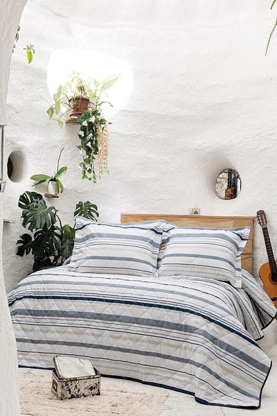 Altınbaşak Edna Denim Luxart Double Duvet Cover Set