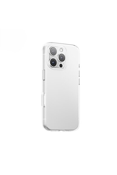 BLUEO İphone 16 Pro Uyumlu Crystal Drop Resistance Şeffaf Telefon Kılıfı
