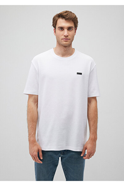 Mavi Μαύρο T-shirt Basic με υφή - Loose Fit 0612262 -620