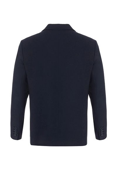 SÜVARİ Navy Blue Slim Fit Patternless Suit