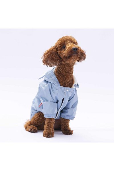 Pawstar Gray Sydney Dog Coat Dog Raincoat Dog Clothing Dog Dress
