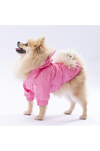 Pawstar Pembe Sydney Köpek Montu Köpek Yağmurluk Köpek Kıyafeti Köpek Elbisesi