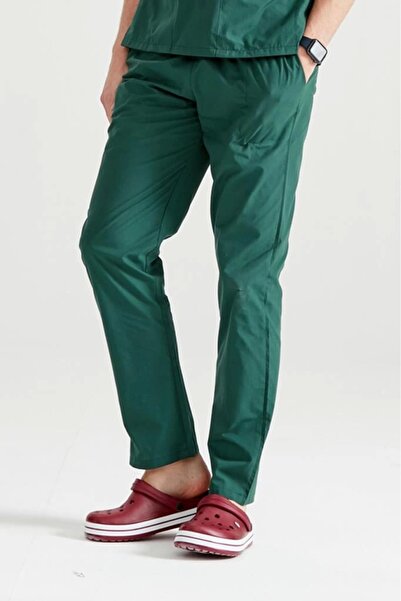 Moodamedikal Cerrahi Forma Tek Alt Terikoton İnce Kumaş Dr Greys Kesim Haki Y...