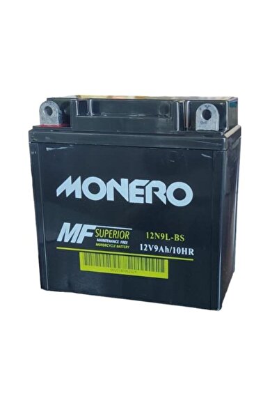 monero 12V 9Ah YÜKSEK MOTOSİKLET AKÜSÜ (EBATLAR: 137*76*134) (12N9L)