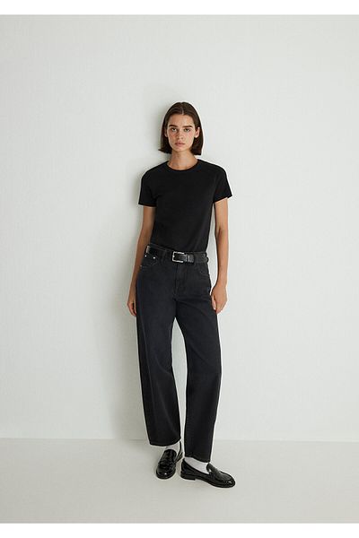 Mavi Leila Anthrazitfarbene Jeanshose 1010600 -88244