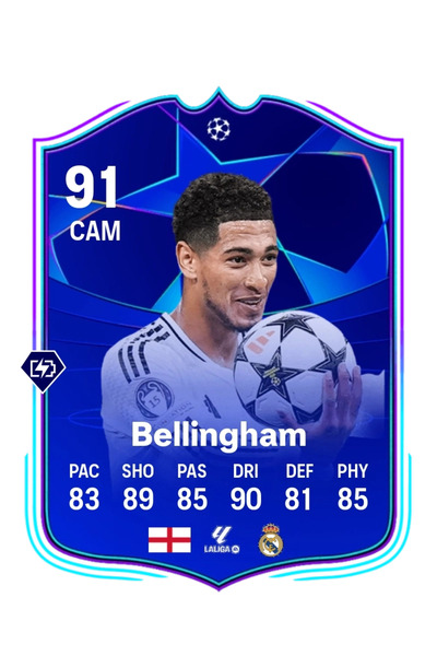 BERKANTTP بطاقة Bellingham FC 25 UCL Road إلى Knockouts Fut