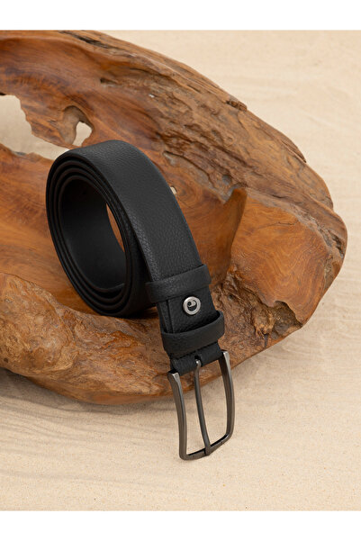 Cacharel Siyah Klasik Deri Kemer 50279563-VR046