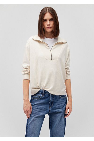 Mavi Tricou Ecru cu semi-fermoar 1612796 -70005