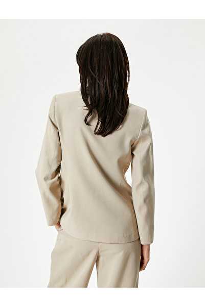 Koton Μπουφάν Blazer με διπλό κουμπιά - Τσέπη Fleto