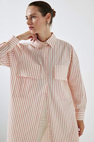 Touché Privé STRIPED LONG SHIRT
