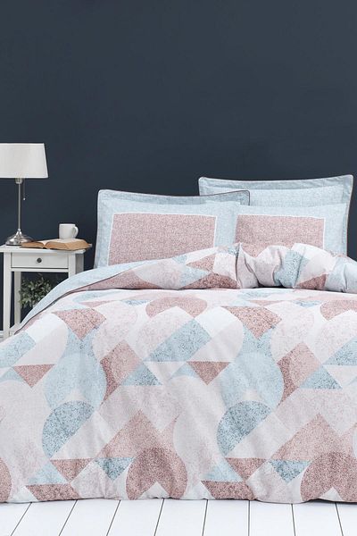 Altınbaşak Punto Single Duvet Cover Set - Ranforce with Piping