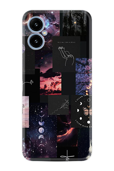 omix X5 Kılıf Boutique Baskılı Resimli Ay Pattern Pcode -030