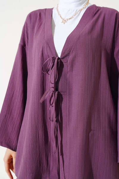 VOLT CLOTHİNG Női elöl megkötős kimonó dupla szett