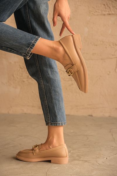 MODAADAM Pantofi de damă Nude Roman Daily Loafer