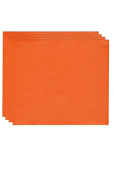 Parti dolabı 20'li Turuncu Kağıt Peçete Halloween Cadılar Bayramı Parti Peçetesi