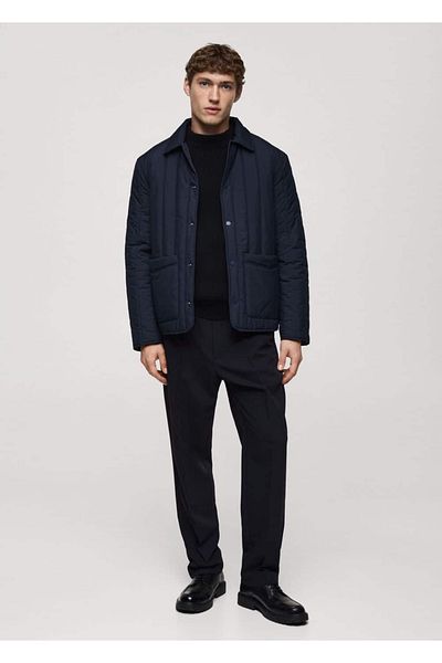MANGO Man Regular Fit Flowy Pleated Pants