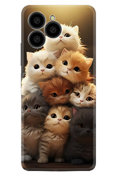 omix X6 Kılıf Boutique Baskılı Resimli Kedicikler Pcode -027