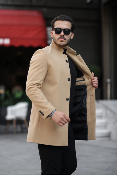 Mero Life Ανδρικό παλτό Vision Stamp