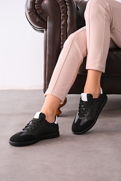 MODAADAM Γυναικεία αθλητικά παπούτσια Panet με λεπτή σόλα - Μαύρα