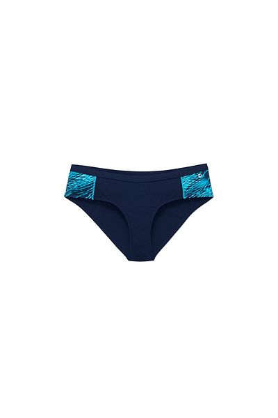 Tchibo Women Pull On Bikini Bottom, Navy Blue