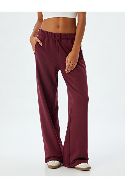 Koton Bordo Genç Eşofman Altı 5WAL40090IK