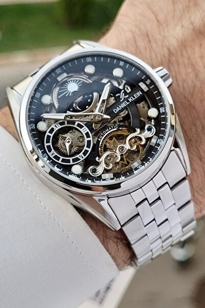 Daniel Klein Kadranı Siyah Kordonu Gri Renk Ayarlanabilir Kordonlu Otomatik F...