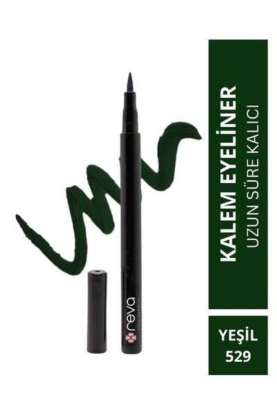 REVA Yeşil Göz Kalemi & Green Eyeliner No: 529 - Vegan & Temiz Içerikli