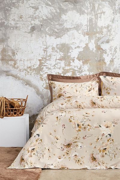 İssimo Home مجموعة غطاء لحاف من الساتان من Flux Ck.
