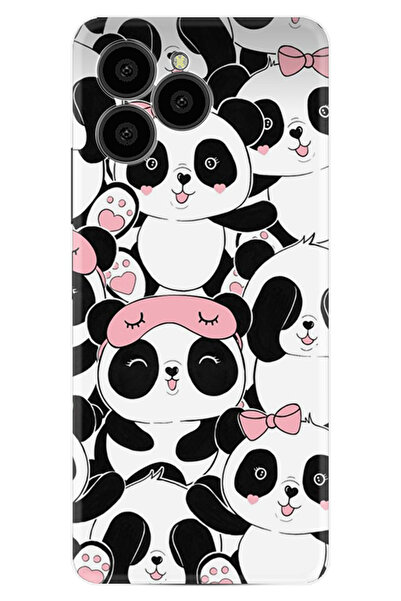 omix X6 Kılıf Boutique Baskılı Resimli Uykucu Pandalar Pcode -087
