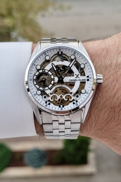 Daniel Klein Metalik Renk 2 Yıl Garantili Otomatik Fonksiyonlu Fosforlu Erkek...
