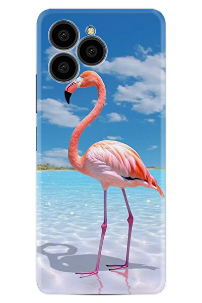 omix X6 Kılıf Boutique Baskılı Resimli Okaynus ve Flamingo Pcode -093