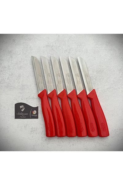 Solingen Solingen Fruit and Vegetable Bitter 6 Pieces Serrated - Red