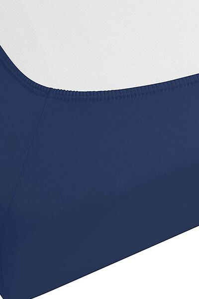 COTENCONCEPT 120x200 cm Düz Pamuklu Tek Kişilik Lastikli Fitted Penye Çarşaf
