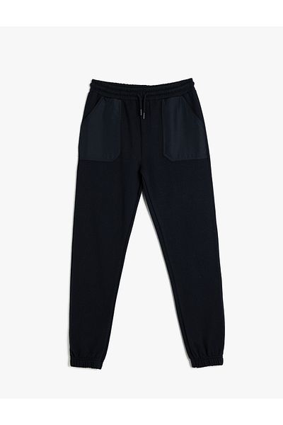 Koton Jogger-Jogginghose mit Taschen und Bindegürtel