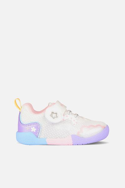 Vicco Sia Light Girls First Step White Casual Shoes