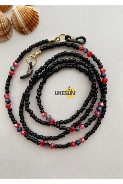LiKESUN Işıl Collection - Glasses Strap and Double Wrapped Necklace